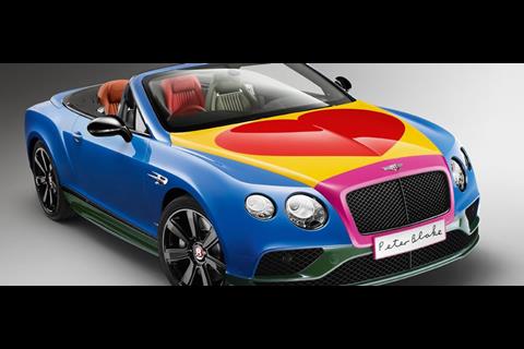 bentley pop art